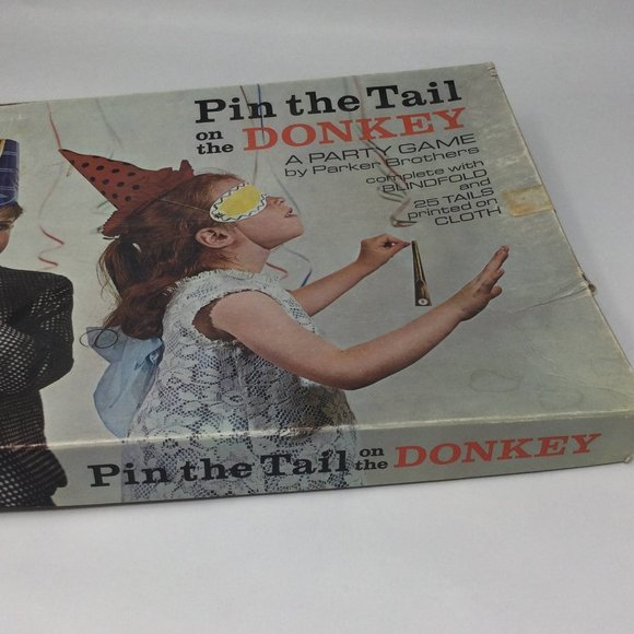 Pin the Tail on the Donkey Game Vintage - Picture 5 of 12